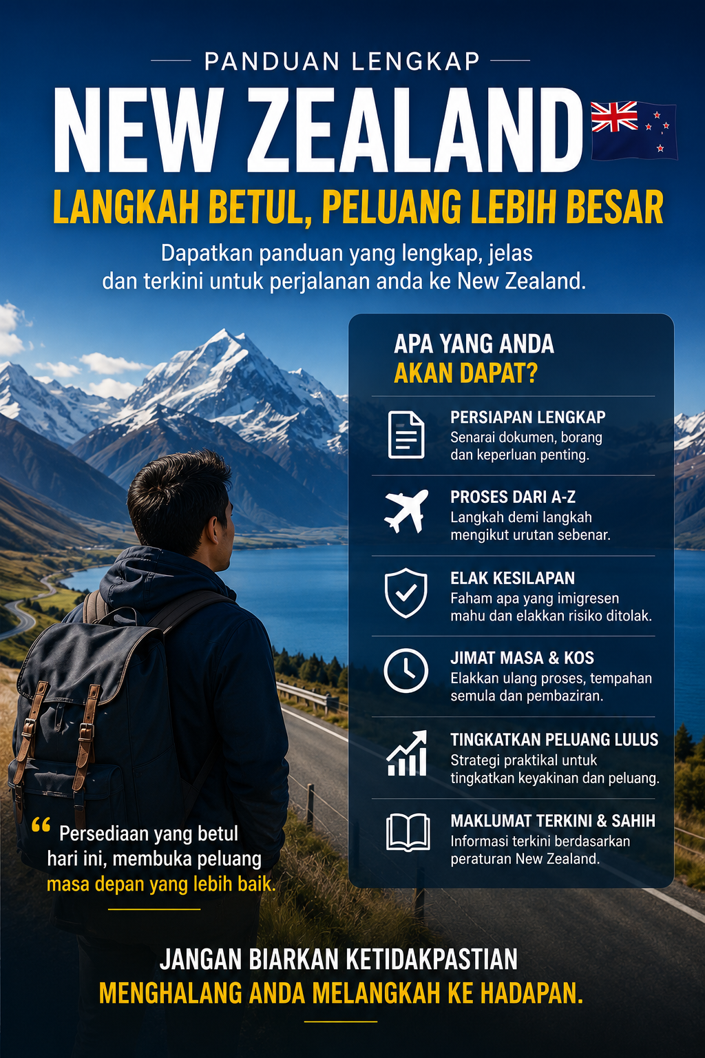 Apa yang anda akan dapat dalam panduan NZ